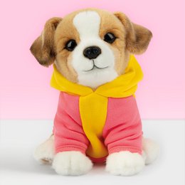 Studio Pets 23 cm Jacky Jack Russell with hoodie
