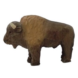 Wudimals® Wooden Bison Animal Toy