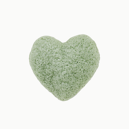 Konjac heart sponge - facial peeling with aloe vera for delicate skin