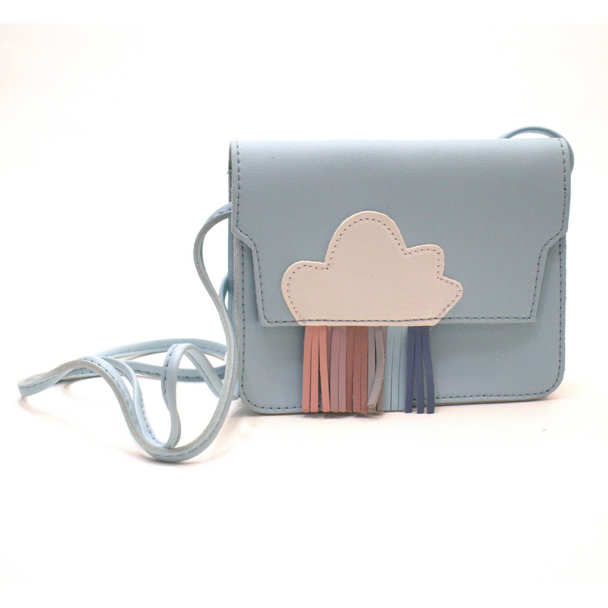 Children's shoulder bag - Rainbow Blue