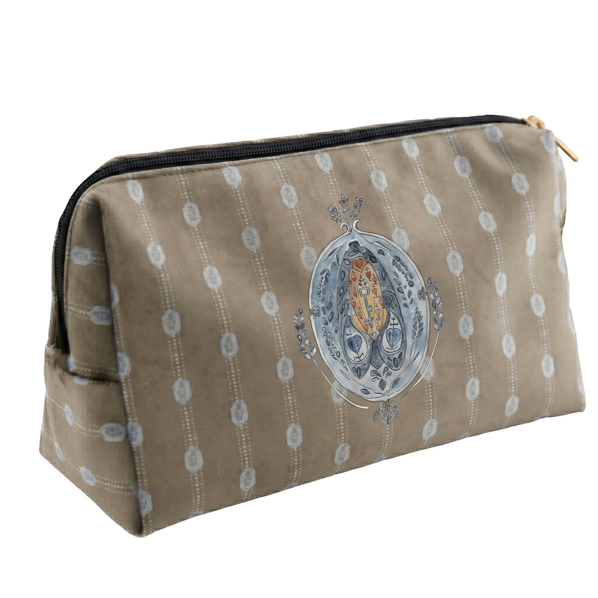 Toiletry bag - 25x15x10 cm - SUZANNE - Beige