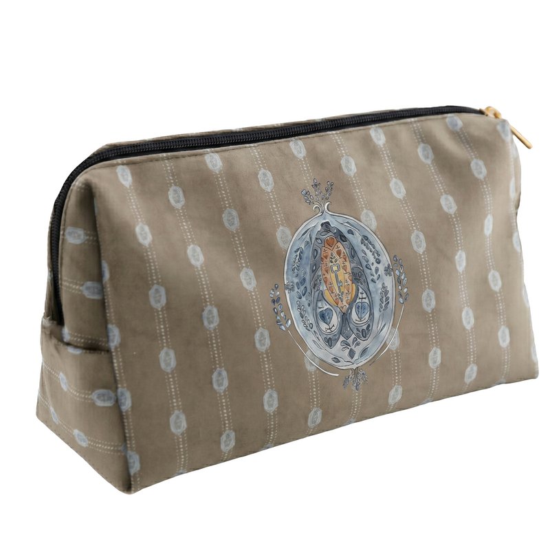 Toiletry bag - 25x15x10 cm - SUZANNE - Beige