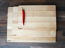 Planche à découper en bois de frêne naturel dur 3 tailles