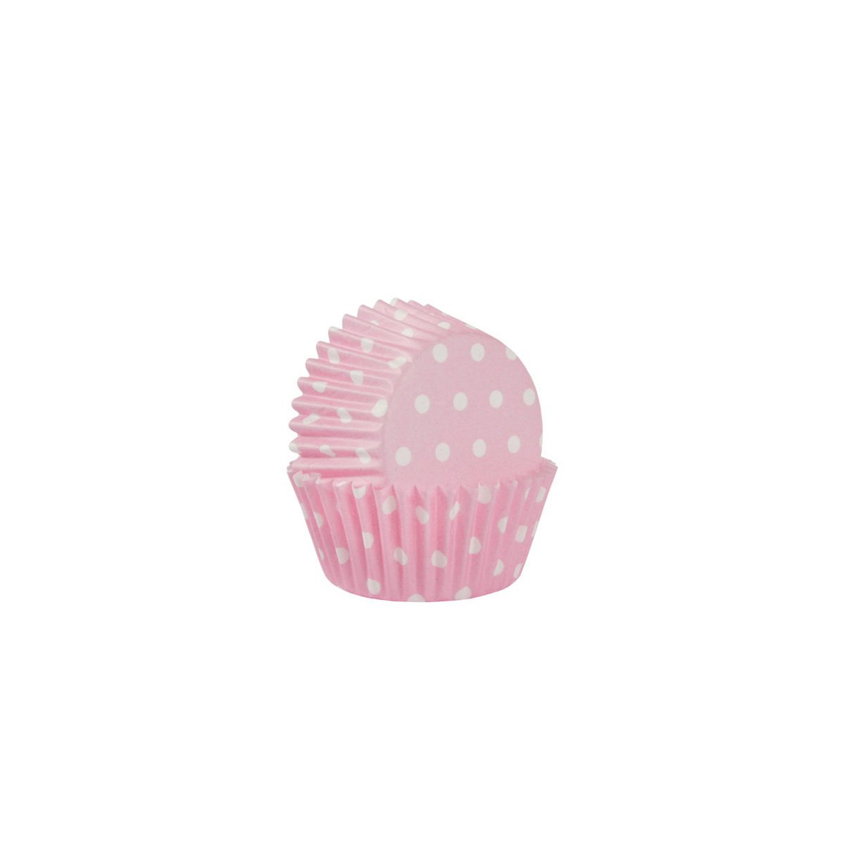 Papiers cupcake pois rose 60 pcs Isabelle Rose