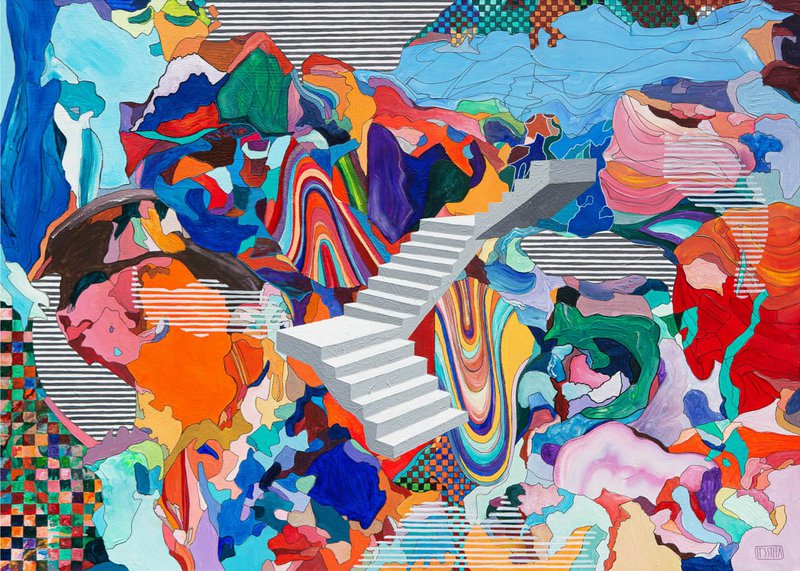 Begrænset kunsttryk: Steps - Stefanie Thiele