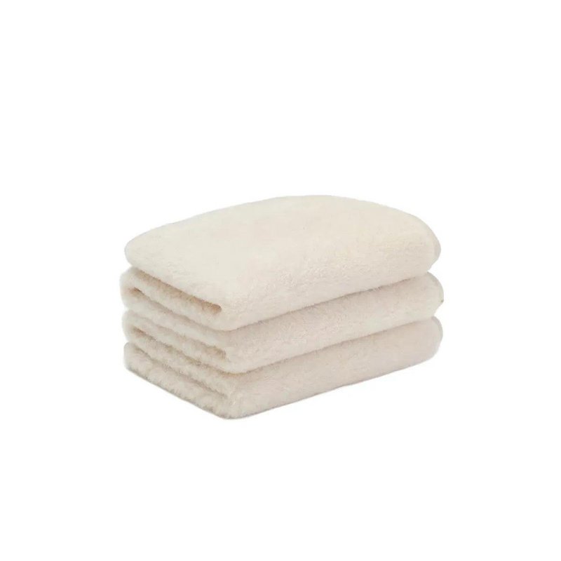 Wollunterlage / Kinderbettunterbett beige – Kamelwolle / Merinowolle – 40x80cm - Beige