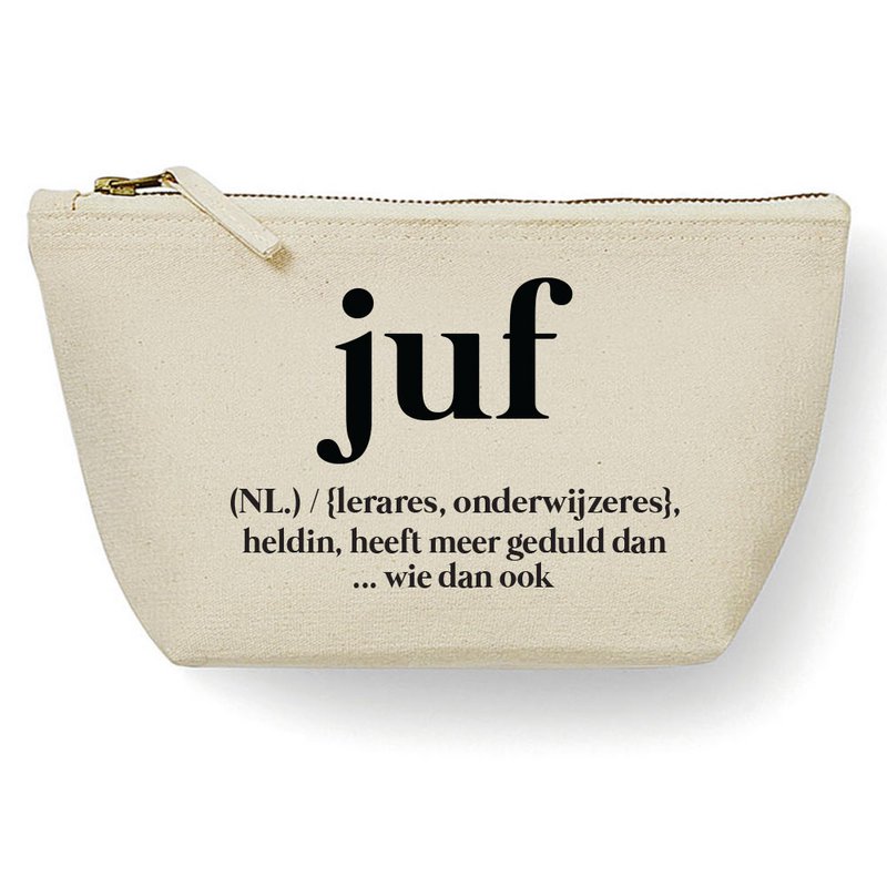 Lærredstaske til lærer - naturlig
