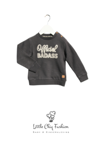 Little Chiq Baby Sweater 'Official Badass"