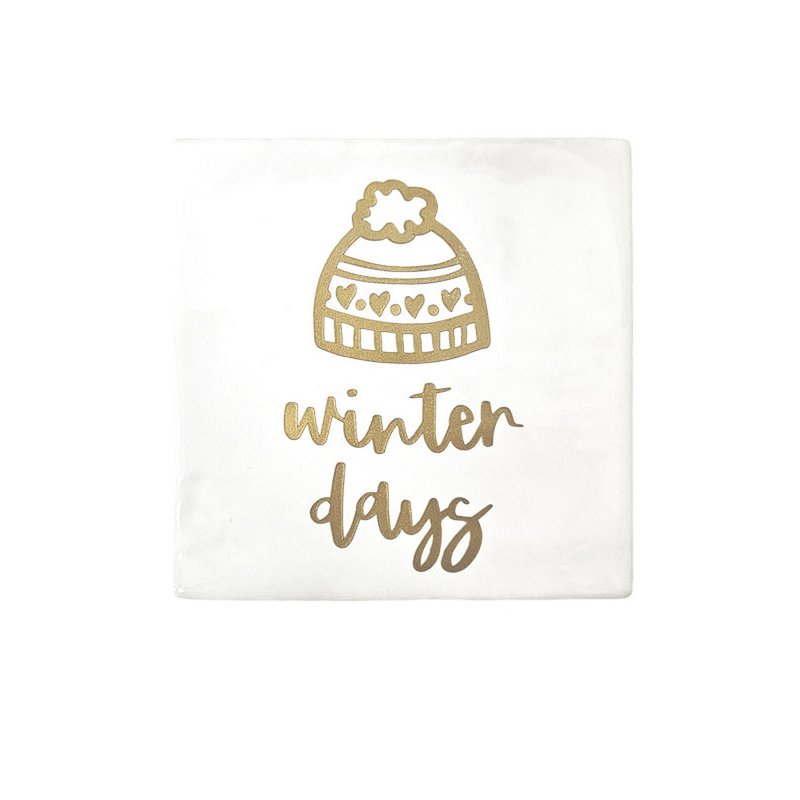 Tegeltje - Winterdays