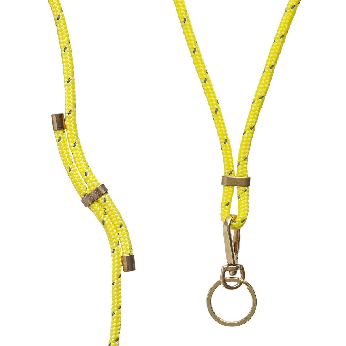 LANYARD KEY HOLDER (YELLOW REFLECT)