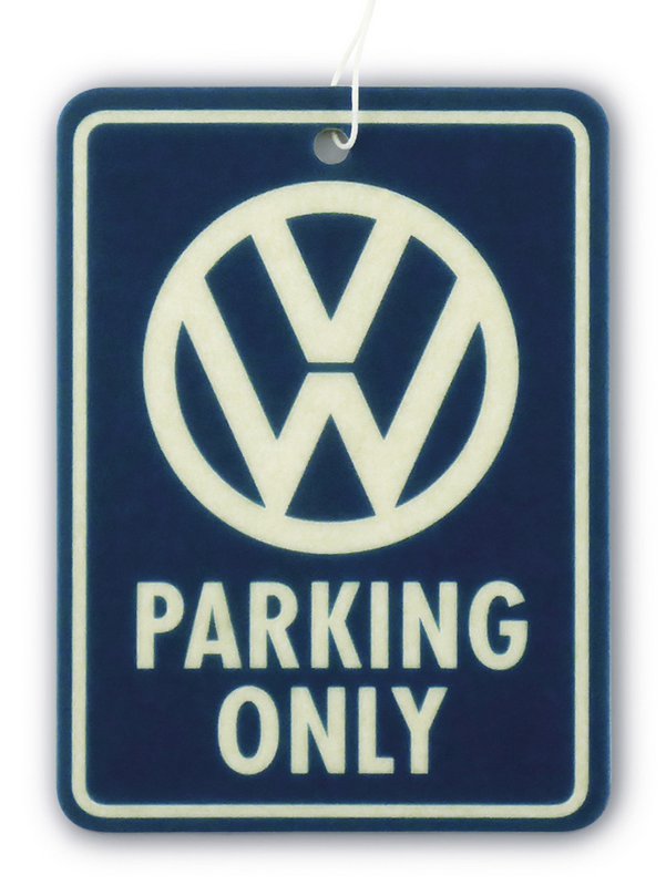 Volkswagen VW T1 Bus Air Freshener - Kun parkering/Blå/Fresh