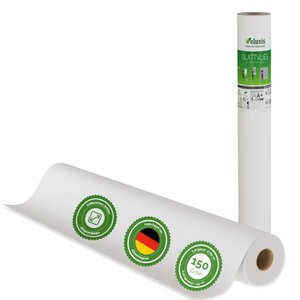 Veluxis® Premium Glattvlies als Untertapete & für Malerarbeiten – überstreichbar, rissüberbrückend, formstabil – Vlies Tapete, Wandvlies in Premium-Qualität
