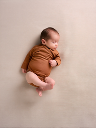 Tutina avvolgente in lana maniche lunghe - Lana Merino - Olio di Argan