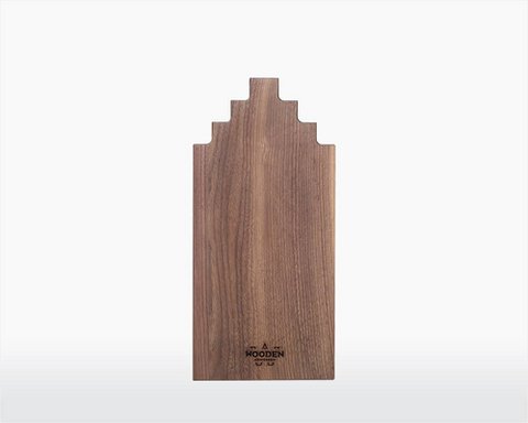 Amsterdam Canal House Serving Board - 4 Woodtypes