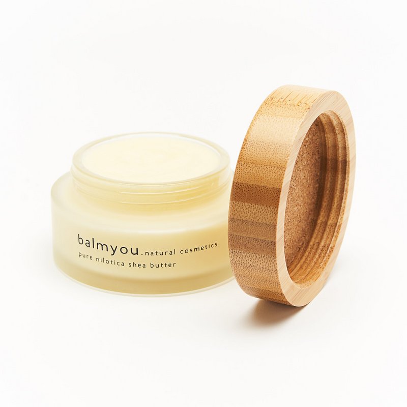 balmyou pure Nilotica shea butter (100 ml): unrefined, cold-pressed, organic, vegan