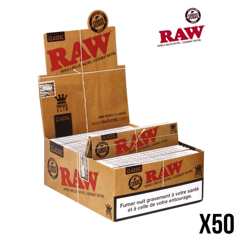 Papier rolkowy, 50 szt., King Size, RAW