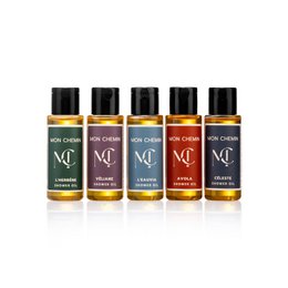 Mon Chemin® Duschöl-Entdeckungsset – Fünf Miniatur-Duschöle in luxuriöser Geschenkverpackung