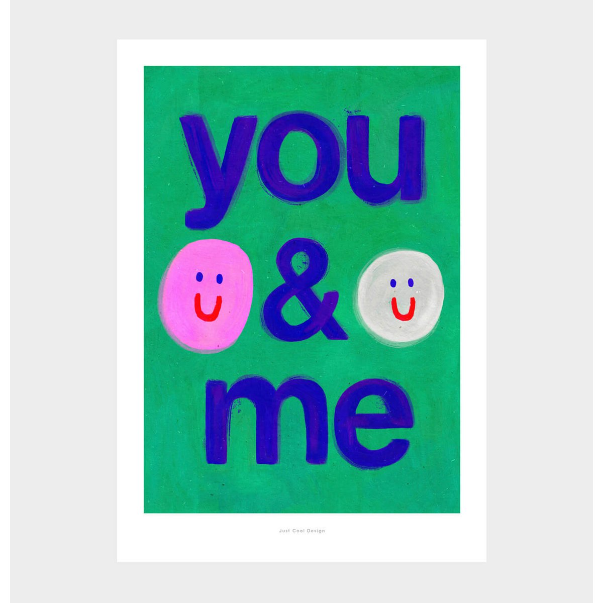 A5 Jij & Ik | Illustratie Poster Art Print