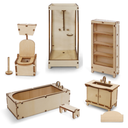 Furniture kit - Bathroom - The Mouse House