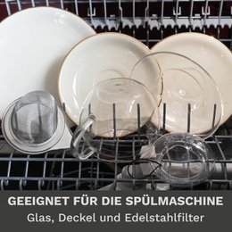 Creano Jumbo XXL Glas-Teetasse firmy Henkel