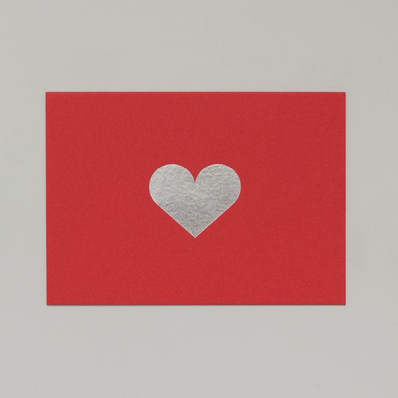 Carta Cuore - Argento