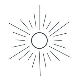 Temporary tattoo: Sun