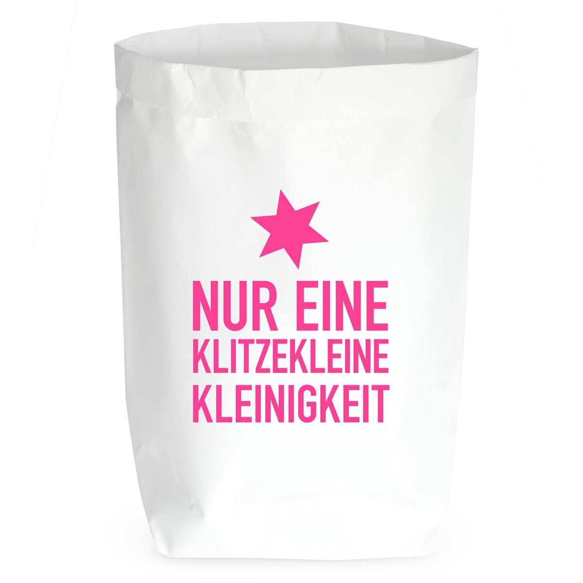 Paperbag Small weiß, klitzekleine Kleinigkeit