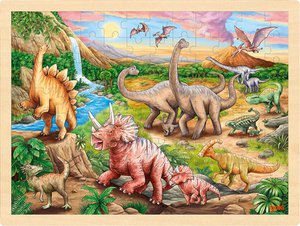 Puzzle - Dinosaurierpfad