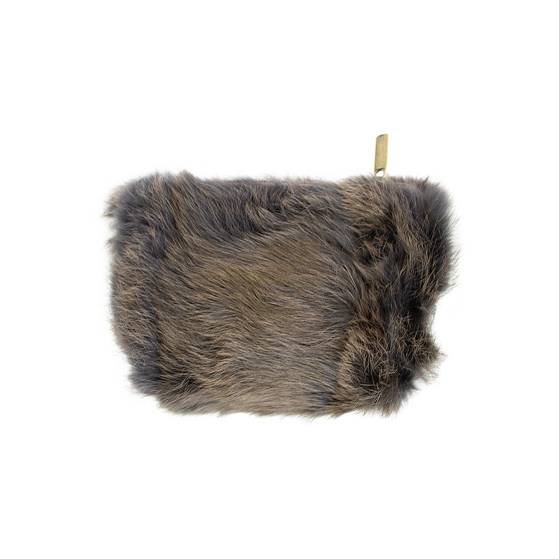 Schminktasche Hase grau 15cm*