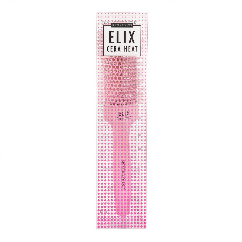 Sister Young l ELIX Cera Heat – keramische thermische stylingborstel met staartpluk