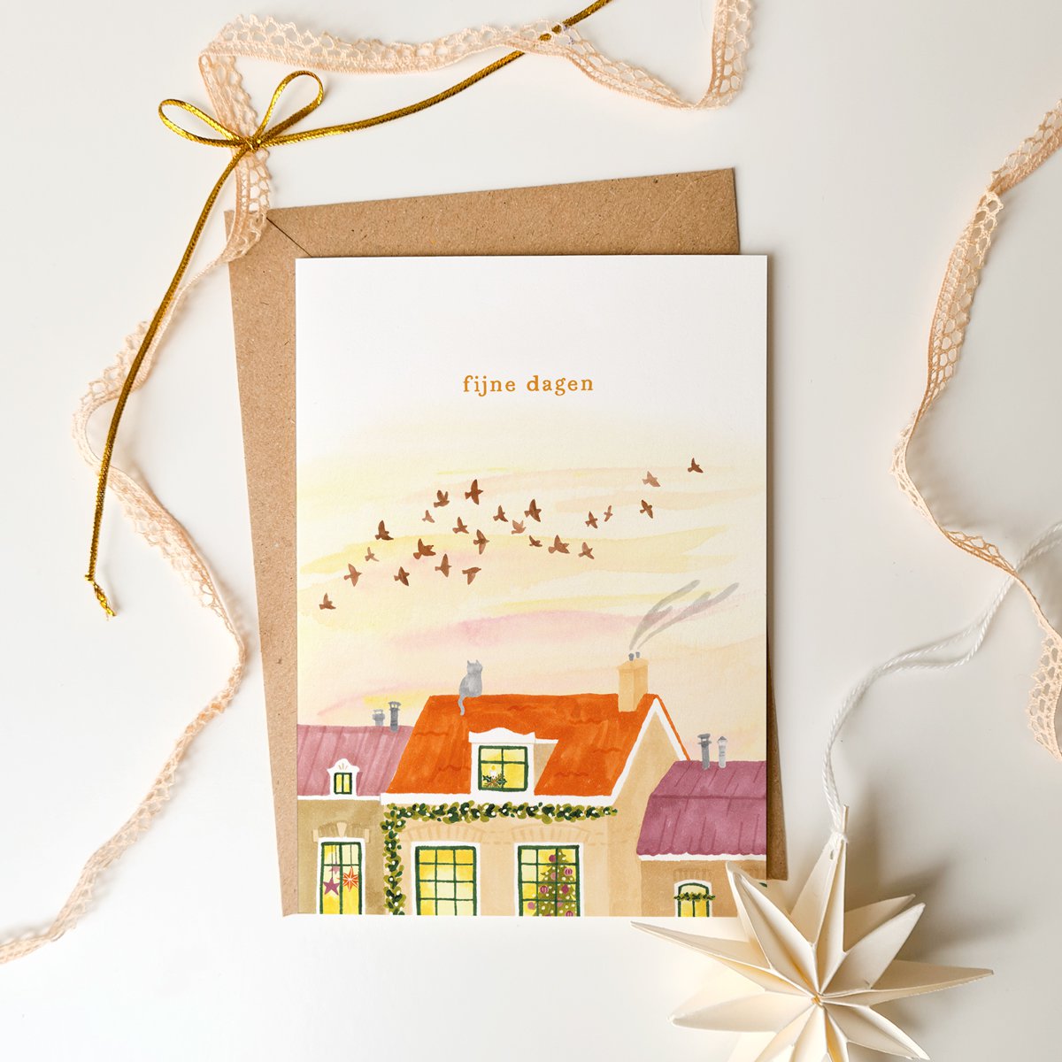 Christmas card | Winter skies
