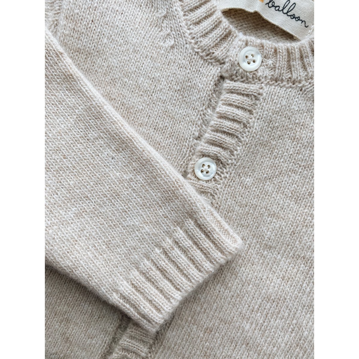 Gebreid vest - Karamel