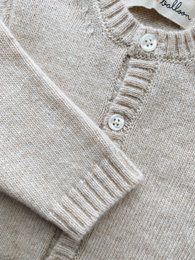 Cardigan in maglia - Caramello