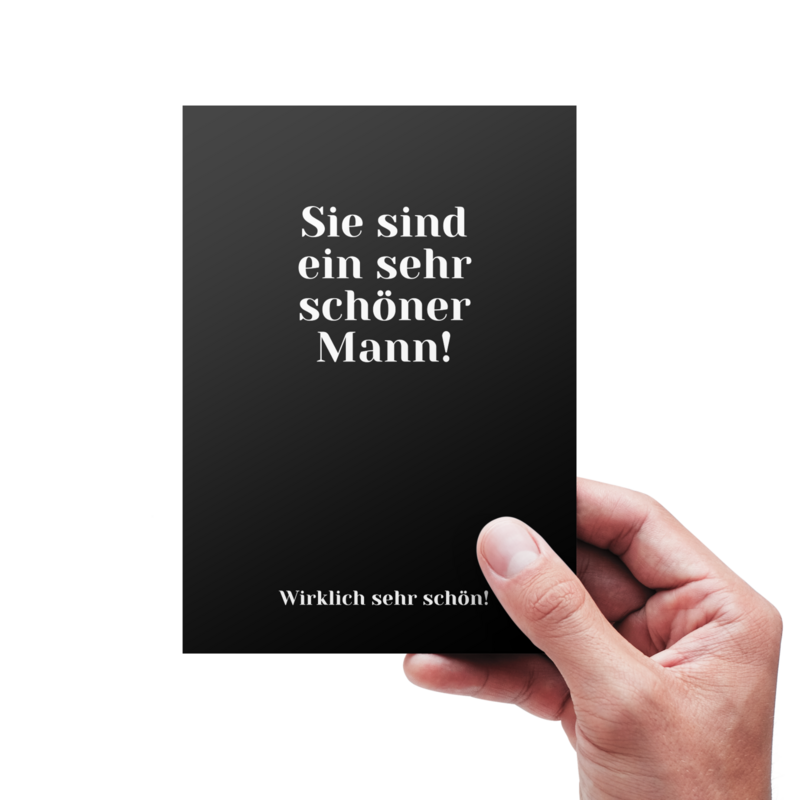 Postcard | Very beautiful man
