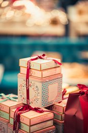 Raspberry chip shortbread cookies - 100g cardboard box - End of school year gift