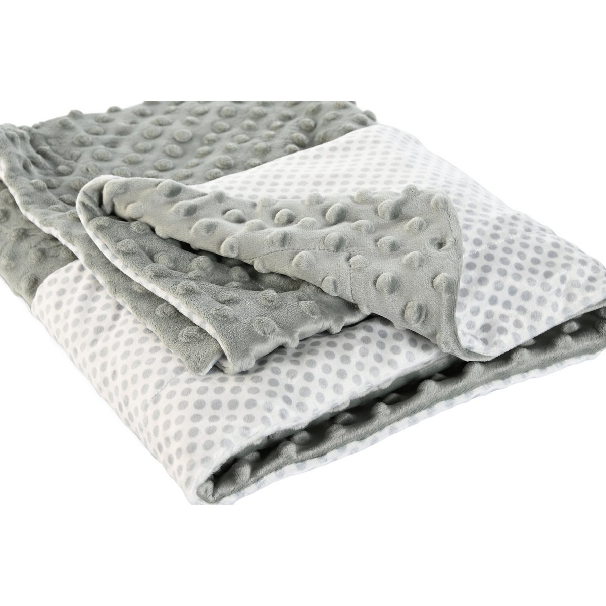 POLYESTER BLANKET PLUSH 75X100X10 3 SURT. BE210619