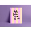 Postkarte „ mach’s lieber falsch als nie „ Postkarte
