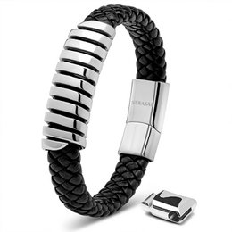 Pulsera de cuero "Helix"