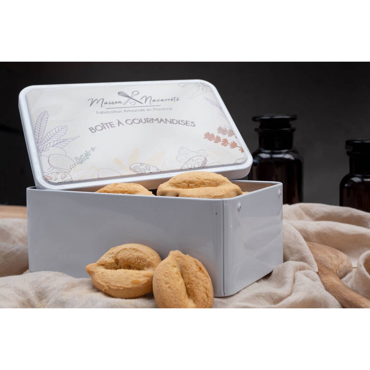 Boite en fer Navette BIO 300g