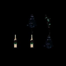 Bottle Vase X-mas