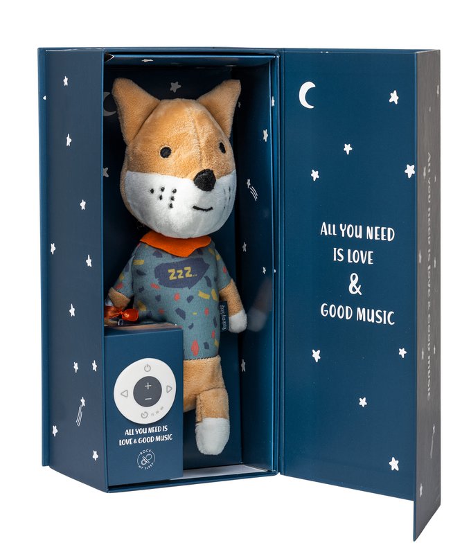 Freely playable music box Peter the fox - gift set