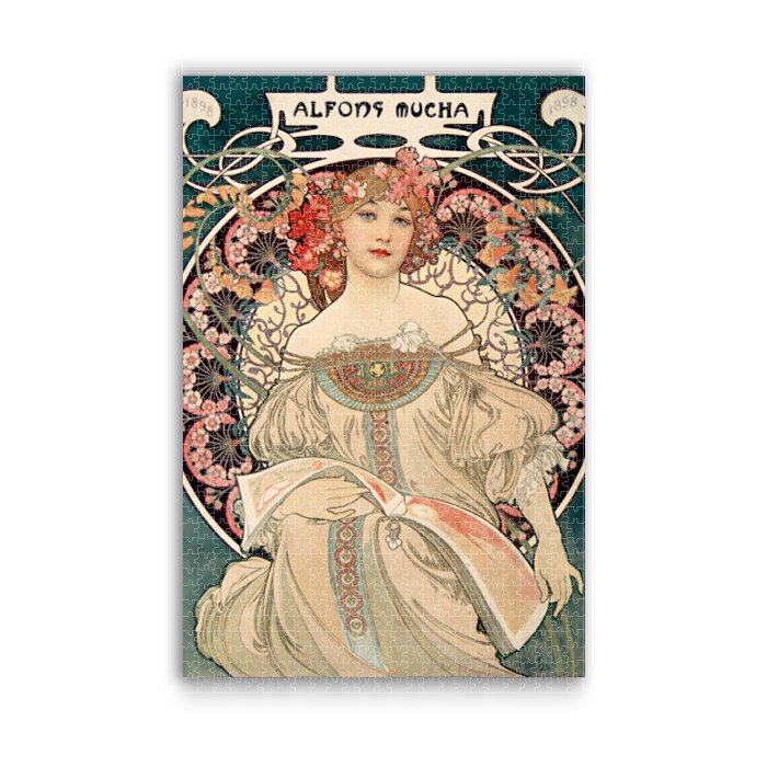 Puzzle 1000 Teile, Alfons Mucha