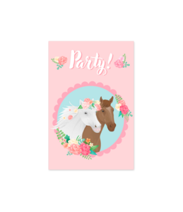 Invitation cards - Horses