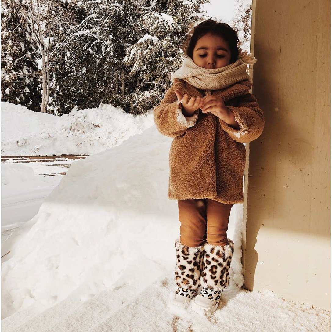 Léon Flocon Fur Rainboots