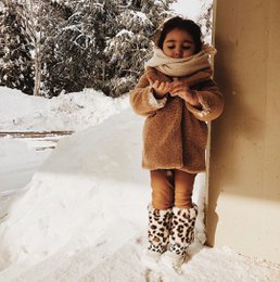 Léon Flocon Fur Rainboots