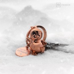 "You're my penguin" penguin keychain "Breezy" with engraving - cute penguin lucky charm as a gift for partners
