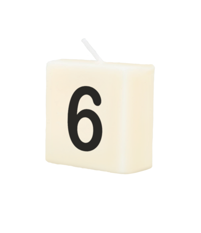 Candela con lettere - 6