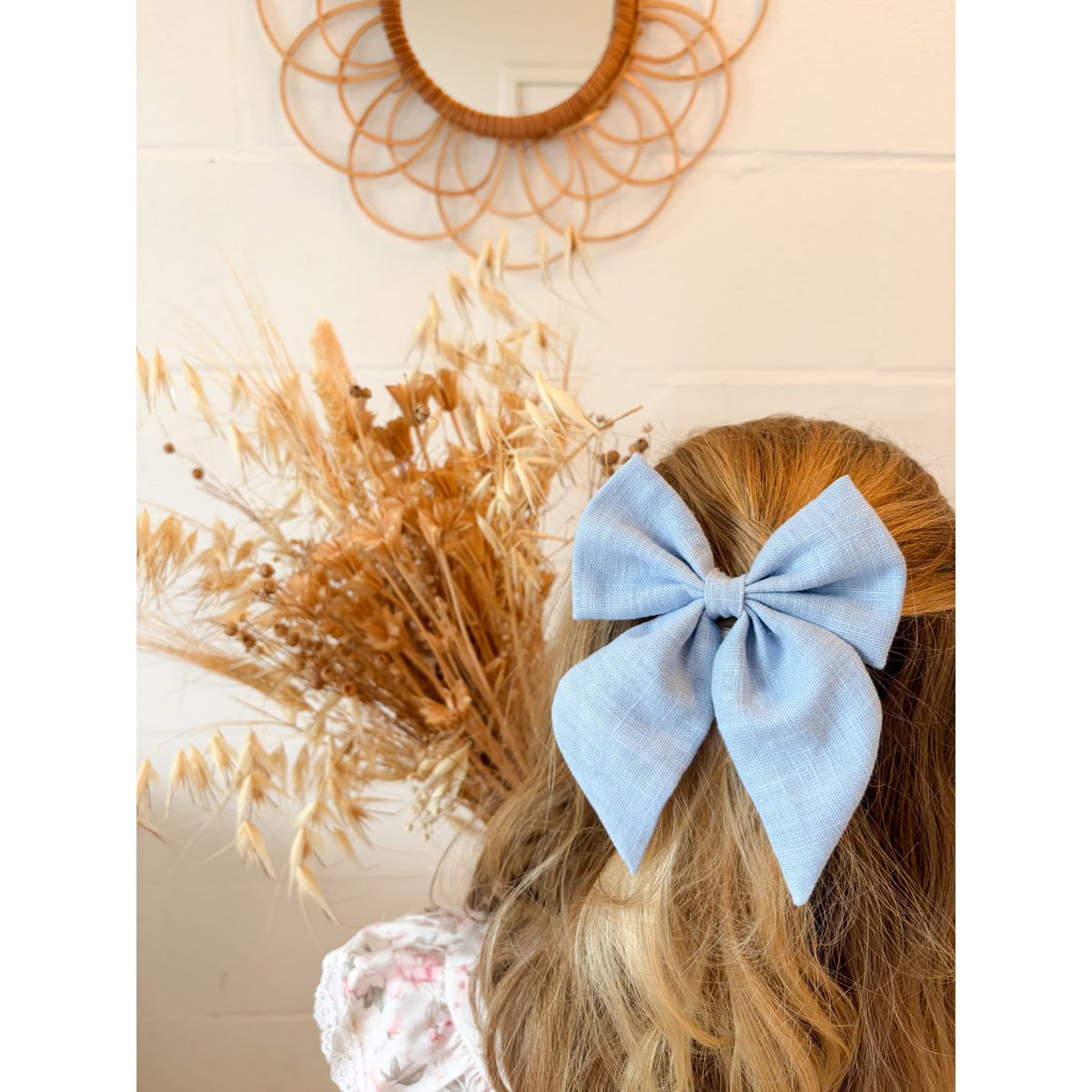 Bow Sailor Bow Light Blue