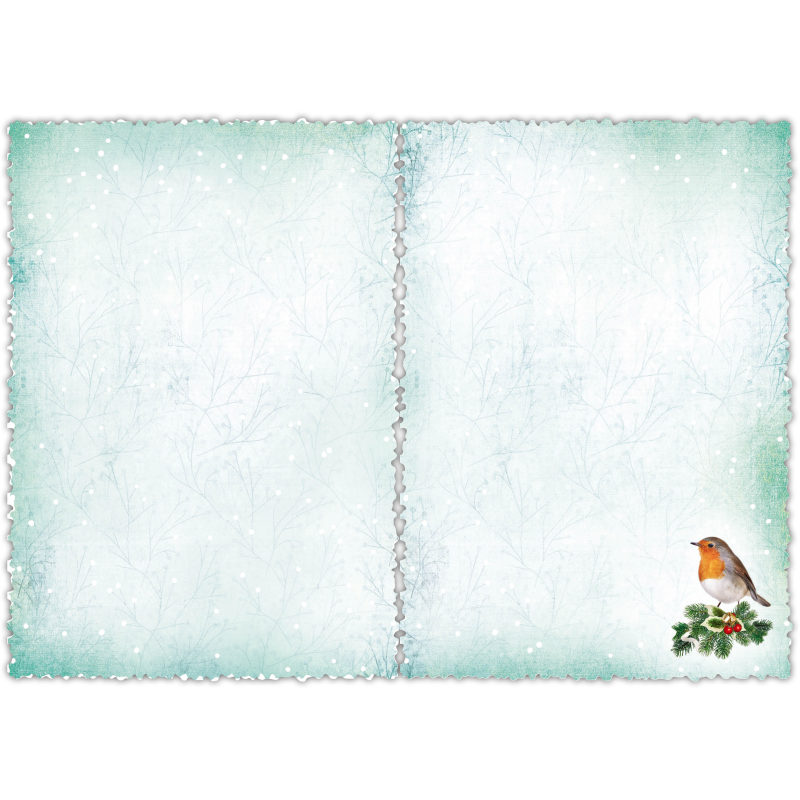 Romantique Christmas greeting card