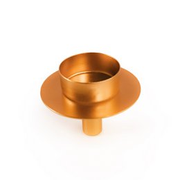 Gold tea light holder